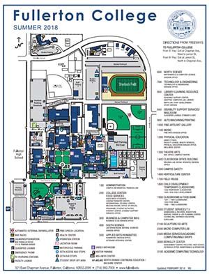 fullcoll map|fullerton community college map.